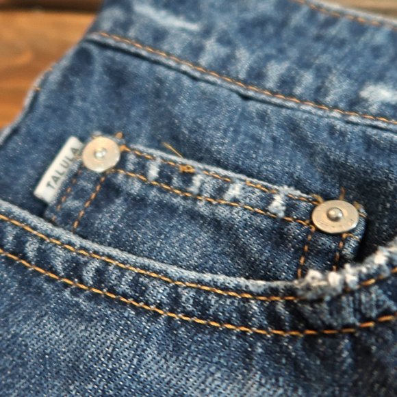 Talula Mid Rise Denim Shorts 27 - Picture 9 of 9